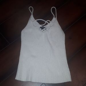 💞American Eagle cross-chest sweater crop tank💞